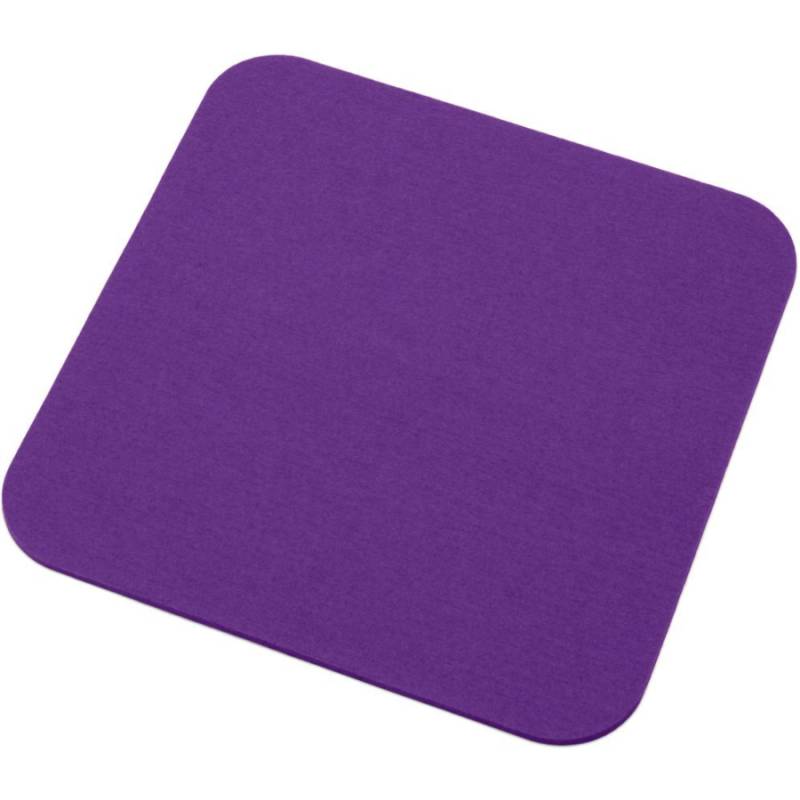 Hey-SIGN Untersetzer gerundete Ecken aus Naturfilz - 4er-Set - violett - 4er-Set - 30x30 cm von Hey-SIGN