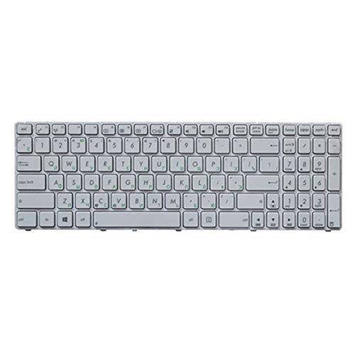 High-Tech Place Tastatur für ASUS K52 K53s X61 N61 G60 G51 MP-09Q33SU-528 V111462AS1 0KN0-E02 RU02 04GNV32KRU00-2 V111462AS1 Weiß von High-Tech Place