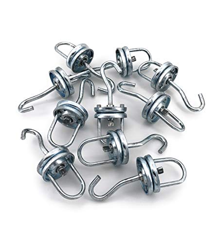 High Temp Masking Supply Robuste drehbare Spinner-Haken, 113 kg Kapazität, 10 Stück High Temp Masking Supply Robuste drehbare Spinner-Haken, 113 kg Kapazität, 10 Stück von High Temp Masking Supply
