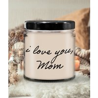 I Love You Mama Muttertagskerze | Kerze Für Geschenk, Duft Soja Kerze, Bedeutungsvolles Handgegossene Bio Handarbeit, Kerzendeko von HighRoadDesignsLLC