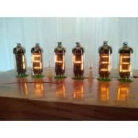 Numitron Uhr Wecker Thermometer Nixie-Wie Retro-Röhren Usb Betrieben Computer Geek Geschenk Mann Höhle Dekor von HighTimeStudio