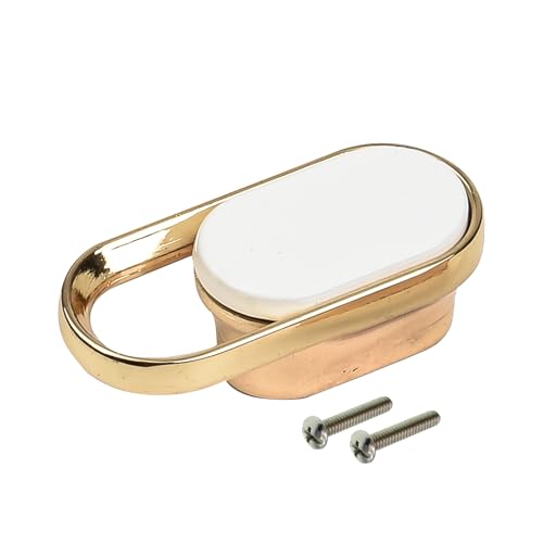 Highdecora Schranktürknäufe und Griffe, Schrank-/Schubladengriffe, 6 Stück (55 mm, weiß) von highdecora