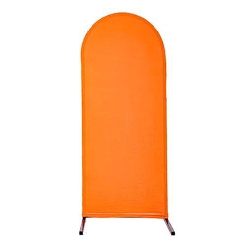 Highdi Bogen-Hintergrund-Abdeckung, Hochzeitsbogen Abdeckung Bogen Hintergrundabdeckungen Oberseite für Hochzeit, Geburtstag, Party, Zeremonie, Bankett Dekoration (6FT,Orange) von Highdi