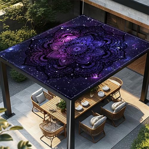 Highdi Bunt Exotischer Stil Sonnensegel Wasserdicht UV Schutz,Terrasse Garten Camping Sonnensegel Rechteckig,Schnelltrocknend Balkon Sonnenschutz Segeltuch mit Ösen und 4 Seil (Sternenhimmel,1,5x1,5m) Highdi Bunt Exotischer Stil Sonnensegel Wasserdicht UV Schutz,Terrasse Garten Camping Sonnensegel Rechteckig,Schnelltrocknend Balkon Sonnenschutz Segeltuch mit Ösen und 4 Seil (Sternenhimmel,1,5x1,5m) von Highdi
