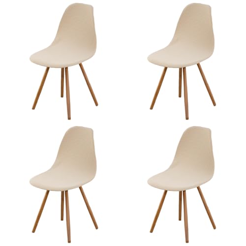 Highdi Stuhlhussen 4er Set Esszimmer Fleece Strech Esszimmerstühle Bezug Pfauenblau Bnehmbare Waschbar Antirutsch Stuhlbezug Universal Küchenstühle Husse Stuhlabdeckung Elegante für Wohnzimmer von Highdi