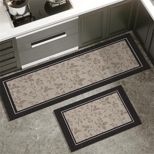 Highdi Küche Teppich, Dunkles Design Waschbar rutschfest rutschfest Küchenläufer, Absorbierend Kieselgur Läufer Flur Teppich, Schnelltrocknend Küchenteppich für Flur, Küche (Schwarz 1,50x150cm) Highdi Küche Teppich, Dunkles Design Waschbar rutschfest rutschfest Küchenläufer, Absorbierend Kieselgur Läufer Flur Teppich, Schnelltrocknend Küchenteppich für Flur, Küche (Schwarz 1,50x150cm) von Highdi
