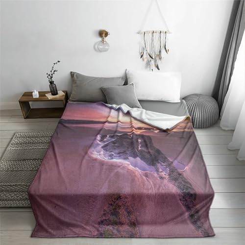 Highdi Kuscheldecke Flauschig, 3D-Druck Flauschige Decke Sommer Winterdecke Warme Couchdecke Überwurf als Tagesdecke Sofadecke Bett oder Sofaüberwurf Blanket (150 * 200cm,Landschaft 8) von Highdi
