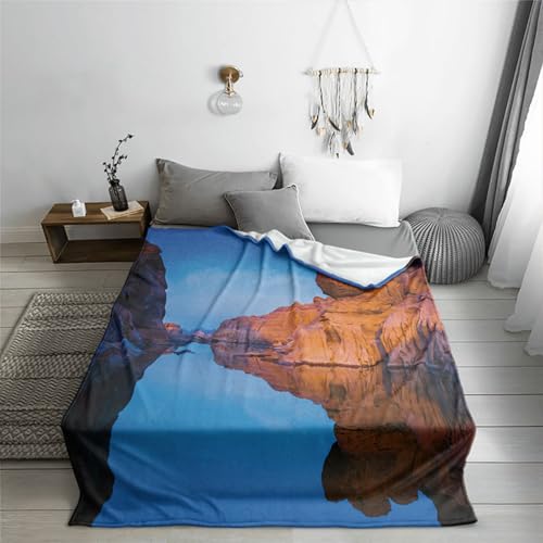 Highdi Kuscheldecke Flauschig, 3D-Druck Flauschige Decke Sommer Winterdecke Warme Couchdecke Überwurf als Tagesdecke Sofadecke Bett oder Sofaüberwurf Blanket (150 * 200cm,Landschaft 9) von Highdi