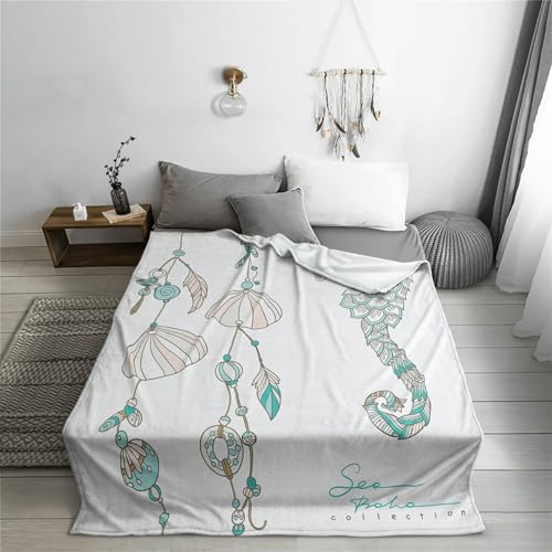 Highdi Kuscheldecke Flauschig, 3D-Druck Flauschige Decke Sommer Winterdecke Warme Couchdecke Überwurf als Tagesdecke Sofadecke Bett oder Sofaüberwurf Blanket (Traumfänger3,150 * 130cm) von Highdi
