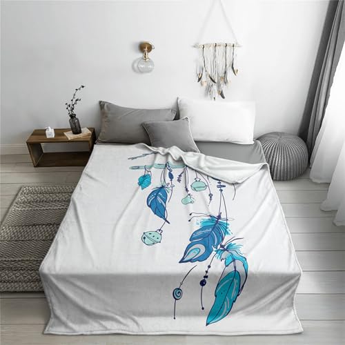 Highdi Kuscheldecke Flauschig, 3D-Druck Flauschige Decke Sommer Winterdecke Warme Couchdecke Überwurf als Tagesdecke Sofadecke Bett oder Sofaüberwurf Blanket (Traumfänger31,150 * 200cm) von Highdi