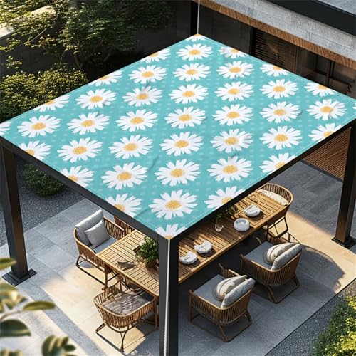 Highdi Pflanzen Floralen Sonnensegel Wasserdicht UV Schutz,Terrasse Garten Camping Sonnensegel Rechteckig,Schnelltrocknend Balkon Sonnenschutz Segeltuch mit Ösen und 4 Seil (Gänseblümchen,2,0x2,0m) Highdi Pflanzen Floralen Sonnensegel Wasserdicht UV Schutz,Terrasse Garten Camping Sonnensegel Rechteckig,Schnelltrocknend Balkon Sonnenschutz Segeltuch mit Ösen und 4 Seil (Gänseblümchen,2,0x2,0m) von Highdi