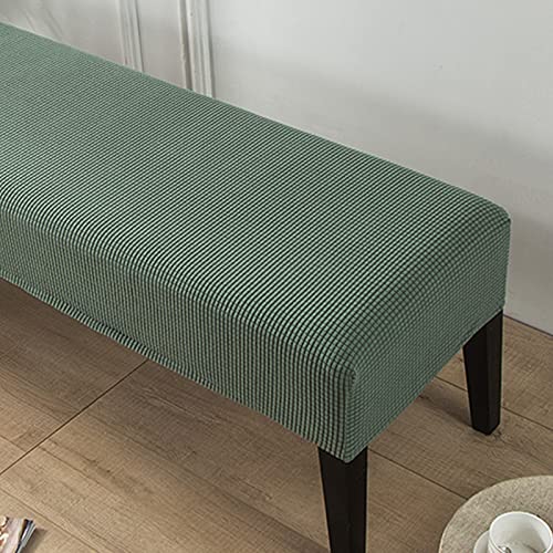 Highdi Sitzbankbezug Esszimmer, Samt Universal Bank Schonbezug Stuhlhusse für Bank Bankkissen Bezüge Dining Sitzbezug Bench Cover Bench Slipcover Abnehmbar Sitzbezug (Grün) von Highdi