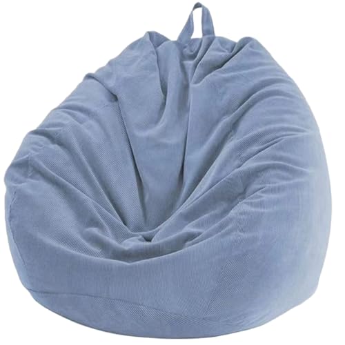 Highdi Sitzsack Erwachsene, Dunkelblau Groß Abnehmbarer Sitzsack (Keine Füllung), Für den Innen- oder Außenbereich Lazy Gaming Bean Bag Chair (100 x 120 cm) von Highdi