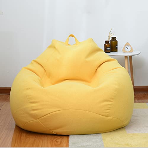 Highdi Sitzsack für Erwachsene, nur Bezug (Keine Füllung), Comfort Groß Sitzsäcke Gaming Bean Bag Chair für Indoor Outdoor Living Room Decor (80 x 90 cm) von Highdi