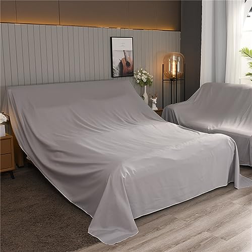 Highdi Staubschutz Abdeckung Möbel, Bett Staubschutz Möbel Möbelbezug Staubschutzhülle Protector für Bett Sofa Möbel für Abdeckungen im Innen- & Außenbereich (2.4x1m,Mittelgrau) von Highdi