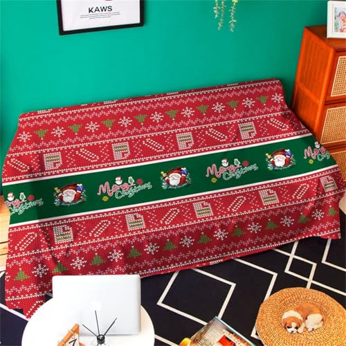 Highdi Weihnachten Sofadecke 1 2 3 4 Sitzer Sofa Überwurf L Form Ecksofa Sofabezug Groß Sofaüberwürfe, Universelle rutschfeste Couch Überzug Sofa Cover Decke für Sitzfläche (Rot und Grün,90x150cm) Highdi Weihnachten Sofadecke 1 2 3 4 Sitzer Sofa Überwurf L Form Ecksofa Sofabezug Groß Sofaüberwürfe, Universelle rutschfeste Couch Überzug Sofa Cover Decke für Sitzfläche (Rot und Grün,90x150cm) von Highdi
