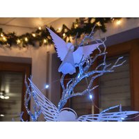 Engel-Set | Filigran/Glatt Aus Transparentem Edelpapier Vom Tegernsee, Für Led-Lichterketten | Warm/Kalt Schutzengel & Weihnachtsengel von HighlightMediaDE