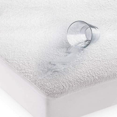 highliving® Wasserdicht Terry Handtuch Matratze Displayschutzfolie Topper Cover Anti Allergy, nicht Noisy 30,5 cm Tief, Doppelbett von HIGH LIVING