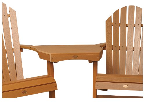 Highwood AD-CONT1-TFE Adirondack Tete-a-Tete Verbindungstisch, toffee von Highwood