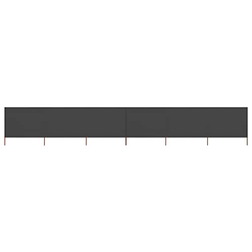 HIGSOSE 6-Teiliger Faltbarer Windschutz 800x120 cm Strand Windschutz Hochwertigem Vliesstoff Langlebig Sichtschutz für Strand,Camping und Garten Anthrazit von Higsose