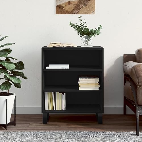 Higsose Aufbewahrungsschrank Buffetschrank Küchenschrank für Wohnzimmer Schlafzimmer oder Flur Platzsparendes Design Schwarz 57x35x70 cm Higsose Aufbewahrungsschrank Buffetschrank Küchenschrank für Wohnzimmer Schlafzimmer oder Flur Platzsparendes Design Schwarz 57x35x70 cm von Higsose