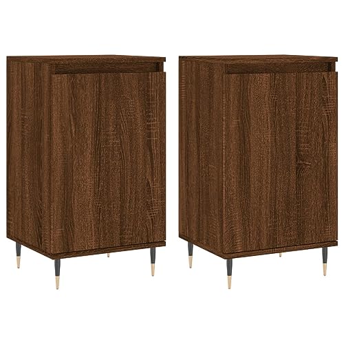 Higsose Aufbewahrungsschrank Küchenschrank 2 STK. Sideboard für Wohnzimmer Schlafzimmer oder Flur Platzsparendes Design Braun Eichen-Optik 40x35x70 cm Higsose Aufbewahrungsschrank Küchenschrank 2 STK. Sideboard für Wohnzimmer Schlafzimmer oder Flur Platzsparendes Design Braun Eichen-Optik 40x35x70 cm von Higsose