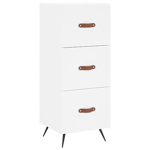 Higsose Aufbewahrungsschrank Küchenschrank Platzsparendes Design Buffetschrank für Wohnzimmer Schlafzimmer oder Flur Weiß 34,5x34x90 cm Higsose Aufbewahrungsschrank Küchenschrank Platzsparendes Design Buffetschrank für Wohnzimmer Schlafzimmer oder Flur Weiß 34,5x34x90 cm von Higsose