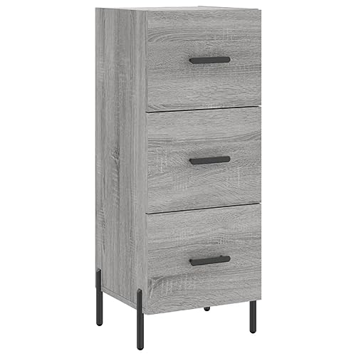 Higsose Aufbewahrungsschrank Küchenschrank für Wohnzimmer Schlafzimmer oder Flur Buffetschrank Platzsparendes Design Grau Sonoma 34,5x34x90 cm Higsose Aufbewahrungsschrank Küchenschrank für Wohnzimmer Schlafzimmer oder Flur Buffetschrank Platzsparendes Design Grau Sonoma 34,5x34x90 cm von Higsose
