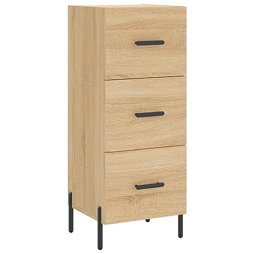 Higsose Aufbewahrungsschrank Küchenschrank für Wohnzimmer Schlafzimmer oder Flur Buffetschrank Platzsparendes Design Sonoma-Eiche 34,5x34x90 cm Higsose Aufbewahrungsschrank Küchenschrank für Wohnzimmer Schlafzimmer oder Flur Buffetschrank Platzsparendes Design Sonoma-Eiche 34,5x34x90 cm von Higsose