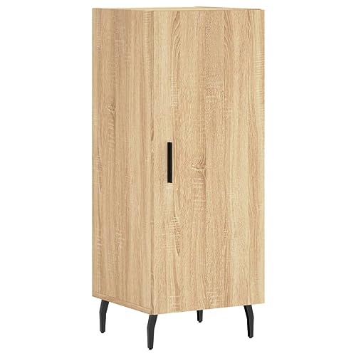 Higsose Aufbewahrungsschrank Küchenschrank für Wohnzimmer Schlafzimmer oder Flur Platzsparendes Design Buffetschrank Sonoma-Eiche 34,5x34x90 cm Higsose Aufbewahrungsschrank Küchenschrank für Wohnzimmer Schlafzimmer oder Flur Platzsparendes Design Buffetschrank Sonoma-Eiche 34,5x34x90 cm von Higsose