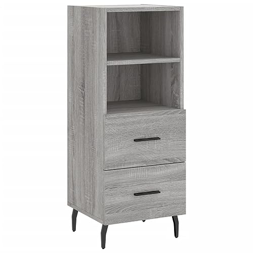Higsose Aufbewahrungsschrank Platzsparendes Design Moderne Küchenschrank Buffetschrank für Wohnzimmer Schlafzimmer oder Flur Grau Sonoma 34,5x34x90 cm Higsose Aufbewahrungsschrank Platzsparendes Design Moderne Küchenschrank Buffetschrank für Wohnzimmer Schlafzimmer oder Flur Grau Sonoma 34,5x34x90 cm von Higsose
