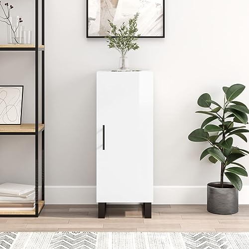 Higsose Aufbewahrungsschrank für Wohnzimmer Schlafzimmer oder Flur Küchenschrank Buffetschrank Platzsparendes Design Hochglanz-Weiß 34,5x34x90 cm Higsose Aufbewahrungsschrank für Wohnzimmer Schlafzimmer oder Flur Küchenschrank Buffetschrank Platzsparendes Design Hochglanz-Weiß 34,5x34x90 cm von Higsose