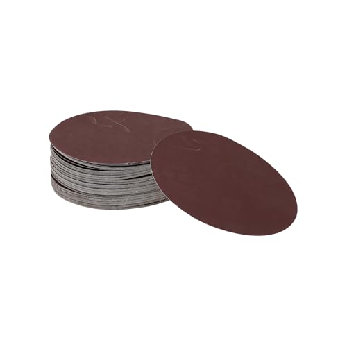 Hihaha 100 Stk Runde Schleifscheiben 2000er Körnung Klettschleifblätter Universell Für Automotive Lackieren Holzverarbeitung 125x125mm Aluminiumoxid Rot von Hihaha