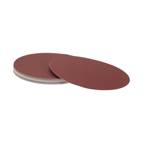 Hihaha 30 Stk Runde Schleifblätter 240 Körnung Haken Und Schlaufe Schleifscheiben Universell Für Autolackierung Holzarbeiten 228x228mm Aluminiumoxid Rot von Hihaha