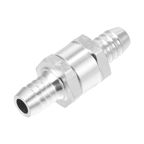 Hihaha Kraftstoffleitung Rückschlagventil/Inneres Rückschlagventil für Kraftstoffsysteme/Robuste Aluminiumlegierung 1/2" 12mm OD / 1 Stück von Hihaha