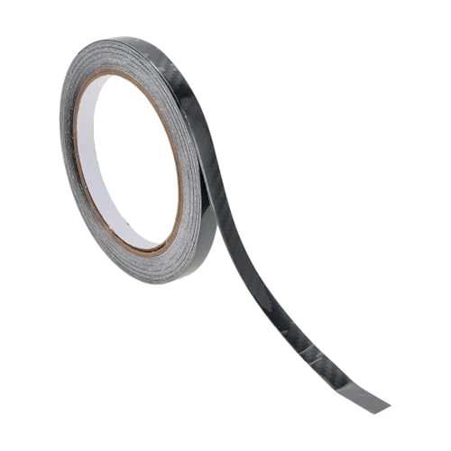 Hihaha Pinstripe Tape 9mmx10m 5D Großes Karomuster Auto Streifen Pinstripe Aufkleber Für Auto Motorrad Und Boot Rennstreifen DIY Sticker Schwarz 1 Stk von Hihaha