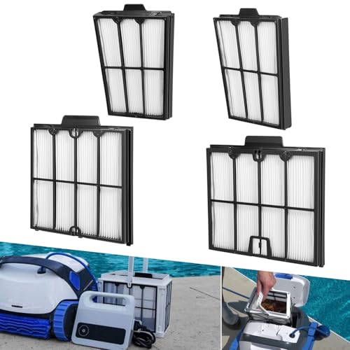 9991467-R4 Ultrafeine Filterpaneele, Ersatzteil-Set, passend für Maytronics Dolphin Active 20 30 40 60, Advantage Ultra, Explorer E30 E50 E70, Proteus DX4, S200 S300 S400, T35, Triton PS Poolreiniger 9991467-R4 Ultrafeine Filterpaneele, Ersatzteil-Set, passend für Maytronics Dolphin Active 20 30 40 60, Advantage Ultra, Explorer E30 E50 E70, Proteus DX4, S200 S300 S400, T35, Triton PS Poolreiniger von Hihitomorrow