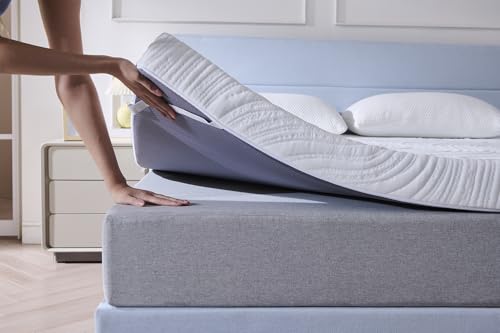 Hiimgo Gel Topper 180x200cm H3/H4, 7CM Höhe Kaltschaum Matratzentopper, Matratzen Topper 180x200 mit Waschbarer Bezug, für Bett Boxspringbett Schlafsofa Hiimgo Gel Topper 180x200cm H3/H4, 7CM Höhe Kaltschaum Matratzentopper, Matratzen Topper 180x200 mit Waschbarer Bezug, für Bett Boxspringbett Schlafsofa von Hiimgo
