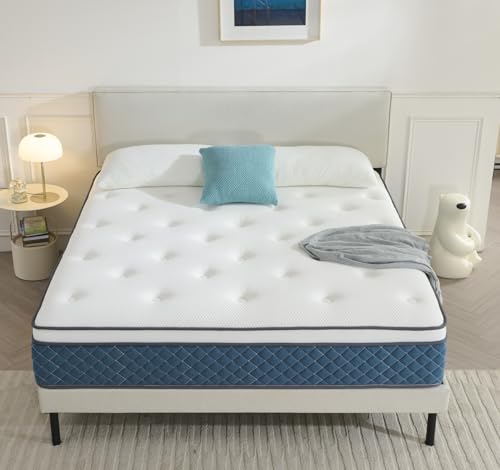 Hiimgo Matratze, Taschenfederkernmatratze 180x200 cm – 7-Zonen Härtegrad H3, Optimaler Komfort und Rückenstütze, Federkernmatratze für Ergonomische Rückenentlastung (180x200x20 cm) von Hiimgo