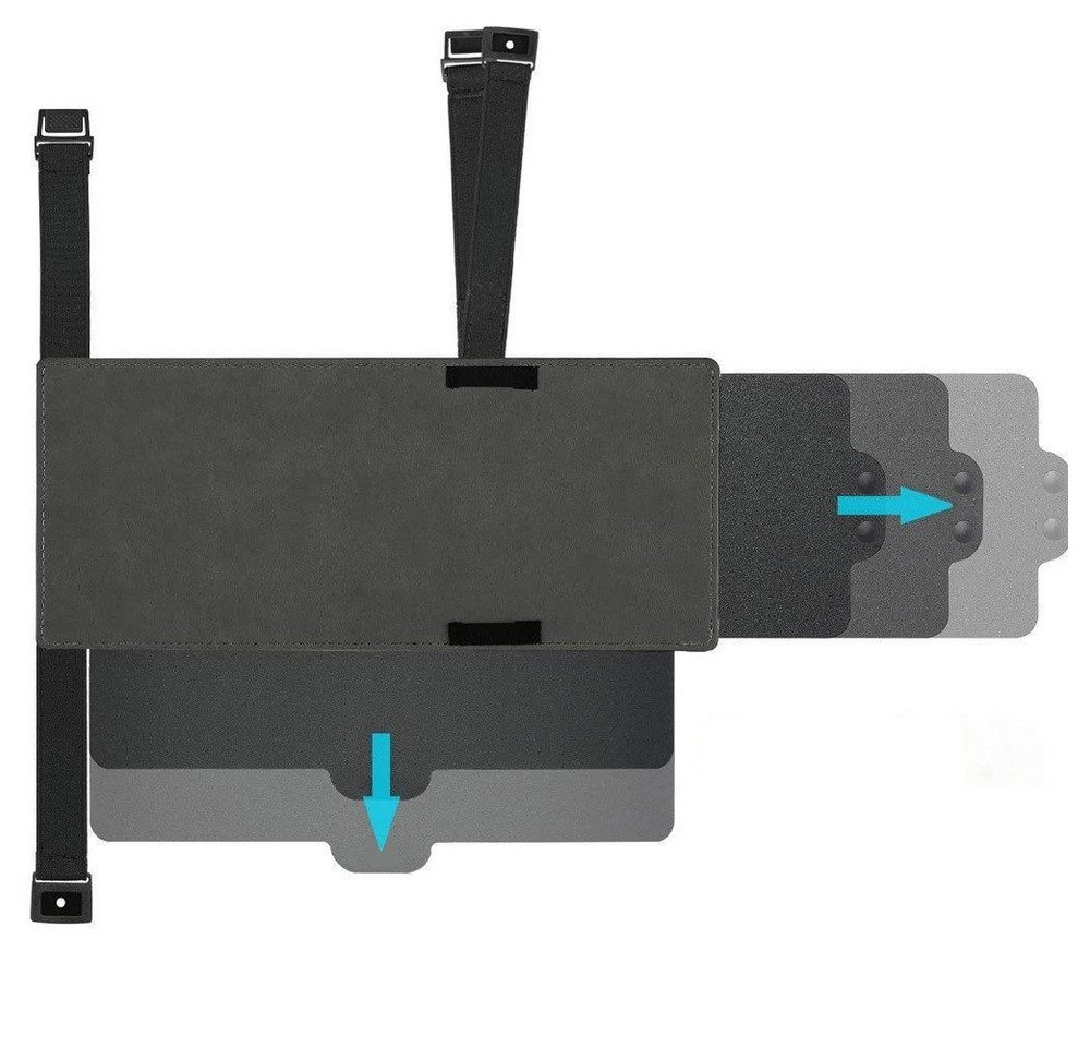 Hikity Autosonnenschutz Sonnenblenden Verlängerung TFY Antiblendung Fenster und UV400 Strahlen, (2-St) von Hikity