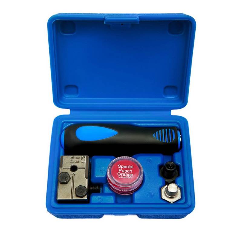 Hikity Bördelgerät Bördelgerät Bremsleitung Bördelgerät Werkzeugkasten 4,75 mm, Universal-Bremsleitungs-Bördelgerät-Satz Hikity Bördelgerät Bördelgerät Bremsleitung Bördelgerät Werkzeugkasten 4,75 mm, Universal-Bremsleitungs-Bördelgerät-Satz von Hikity