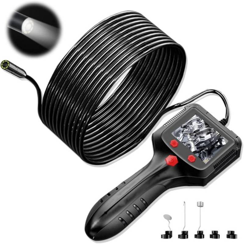 Hikity Endoskopkamera Mit Licht, IP67 Wasserdichtes 1080 HD 2.4" Kamera Inspektionskamera von Hikity
