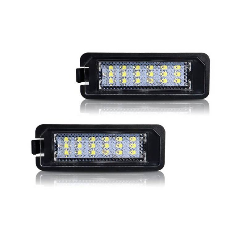Hikity LED Laterne LED-Kennzeichenleuchte für Volkswagen Polo 9N 9N3 GOLF Passat, Volkswagen VW Golf 4 5 6 mk4 MK6 MK7 GTi CC Rabbit Eos Beetle von Hikity