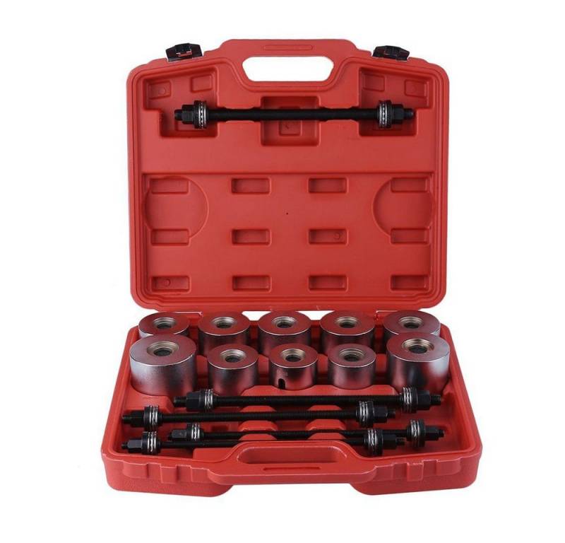 Hikity Werkzeugkoffer Werkzeugset 27tlg Buchsenlager-Abzieher Set Silentlager-Werkzeug (27 St), 27tlg Radlager-Abzieher Buchsenlager-Werkzeug von Hikity
