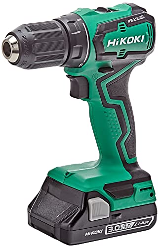 HiKOKI Akku-Bohrschrauber DS18DD (18V, Li-Ion, Brushless Motor, 55 Nm, LED, Regelelektronik, Transportkoffer, inkl. 2x 3.0 Ah Akku und Ladegerät) von HIKOKI