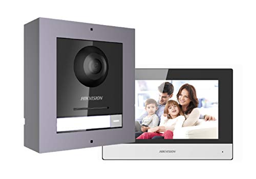 Hikvision AC DS-KIS602 2nd Gen Video Intercom KIT Out in Station Standard PoE SWT, von Hikvision