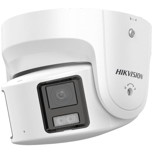 Hikvision DS-2CD2387G2P-LSU/SL(4mm)(C) Turret Überwachungskamera mit 8 Megapixel, bis zu 40m Beleuchtung, ColorVu Kamera mit Farbiger Bildgebund bei Nacht durch Weißlicht von Hikvision