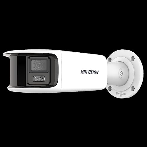Hikvision DS-2CD2T87G2P-LSU/SL(4mm)(C) Bullet Überwachungskamera mit 8 Megapixel, bis zu 40m Beleuchtung, ColorVu Kamera mit Farbiger Bildgebund bei Nacht durch Weißlicht von Hikvision
