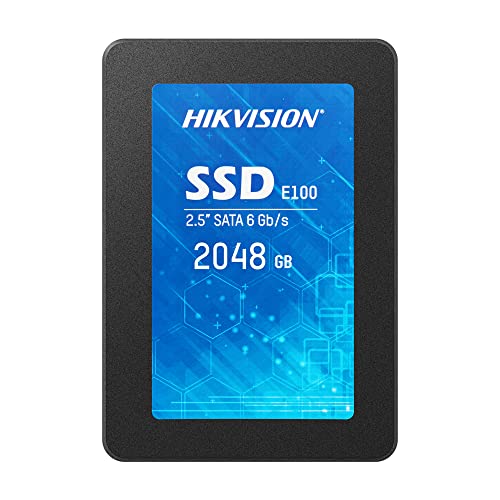 Hikvision Interne SSD 2TB, 2,5 Zoll, SATA III, 3D NAND bis zu 550 MB/s, kompatibel für Laptop, Computer, PC- E100 von Hikvision