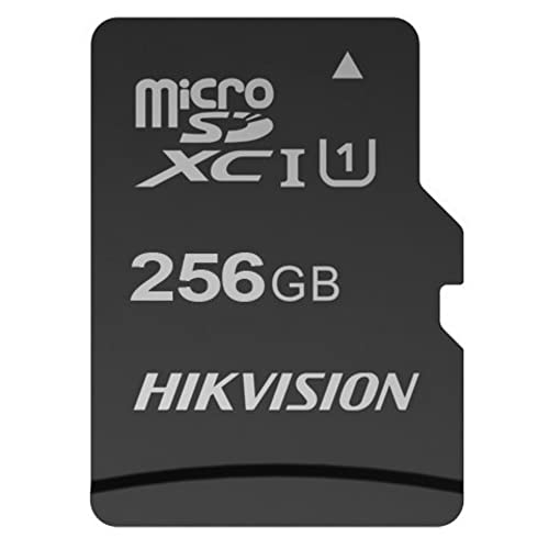 Speicherkarte HIKVISION M-SD 256G Micro SDHC – Serie C1 mit Adapter 92 MB/s 50 MB/s Klasse 10 von Hikvision